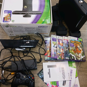 xbox 360 s 키넥트+ 게임5종