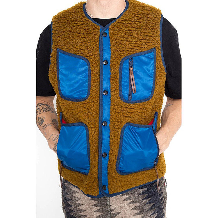 캐피탈 KAPITAL 후리스 베스트 조끼 4 이미지