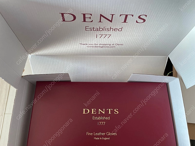 [장갑] Dents 덴츠 Burton 남성 가죽 장갑 판매(신품) 이미지
