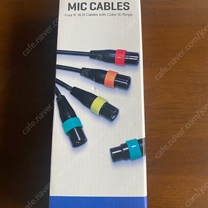 ZOOM XLR-4c/CP XLR 케이블 4개 패키지