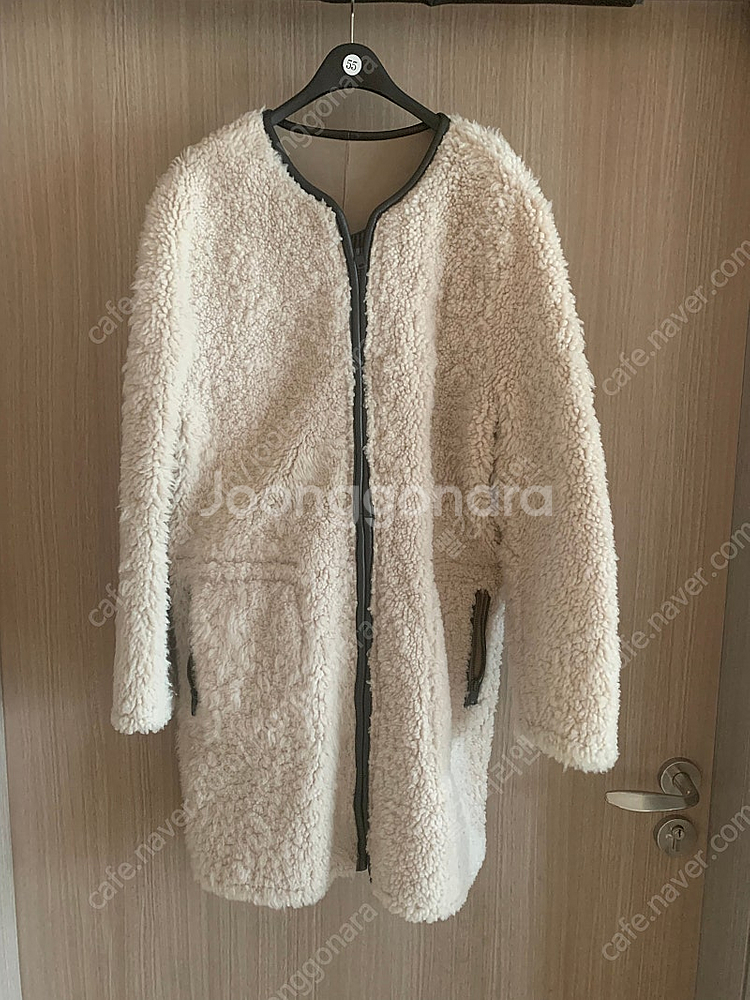 마인 양면 퍼 무스탕 코트 자켓_한섬, 타임, 더캐시미...--0