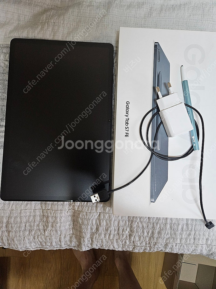 갤럭시탭 s7fe 128gb LTE sm-t735 팝니...--0