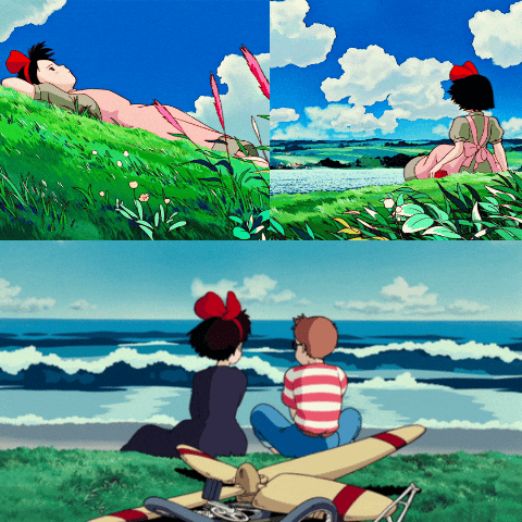 +.* 지브리 몽글한 추억 : 마녀 배달부 키키 아트북--1