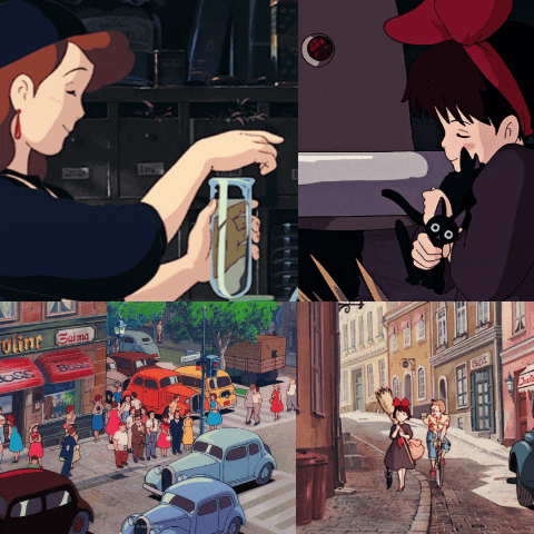 +.* 지브리 몽글한 추억 : 마녀 배달부 키키 아트북--3