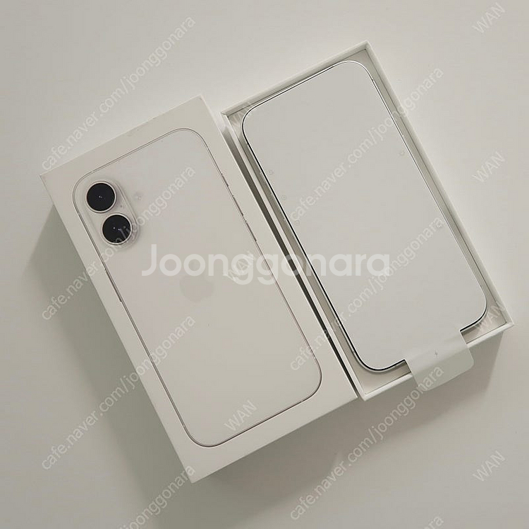 아이폰 16, 128GB 화이트 풀박스--1