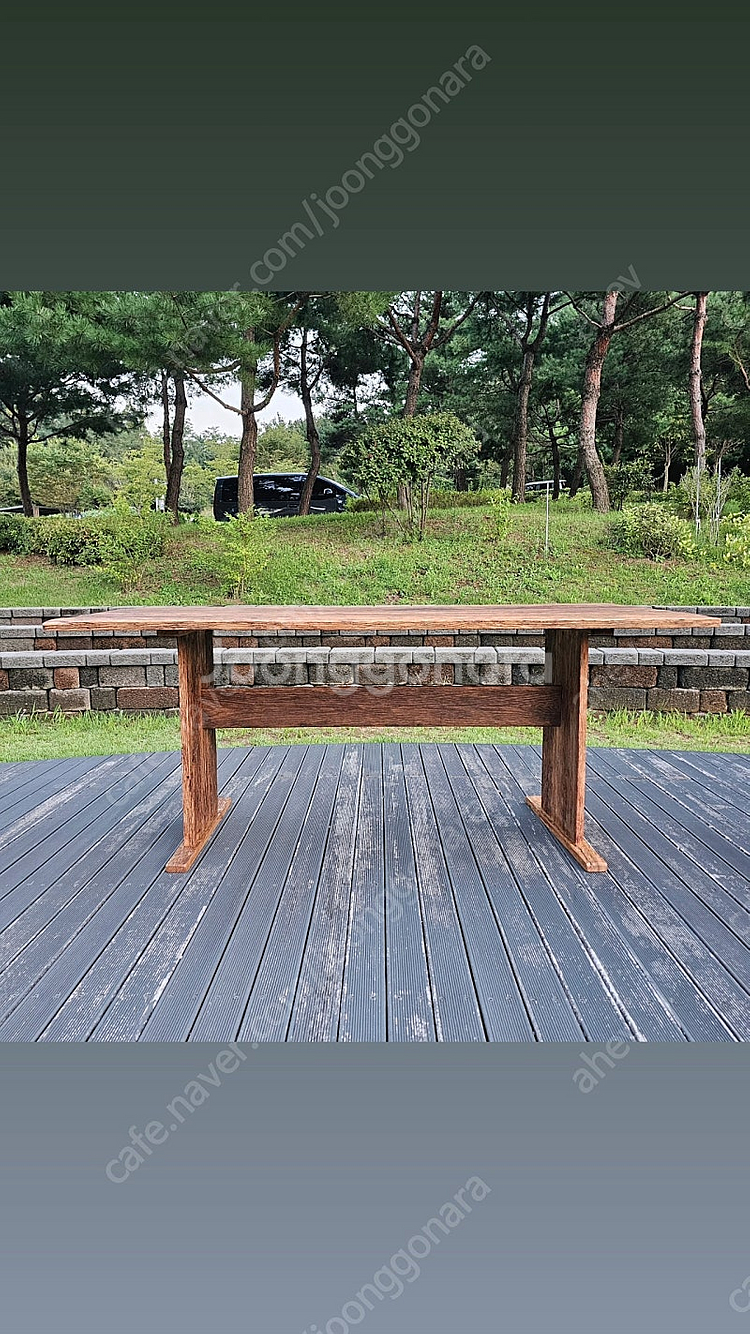 100년이상된 올드오크 고재테이블--4