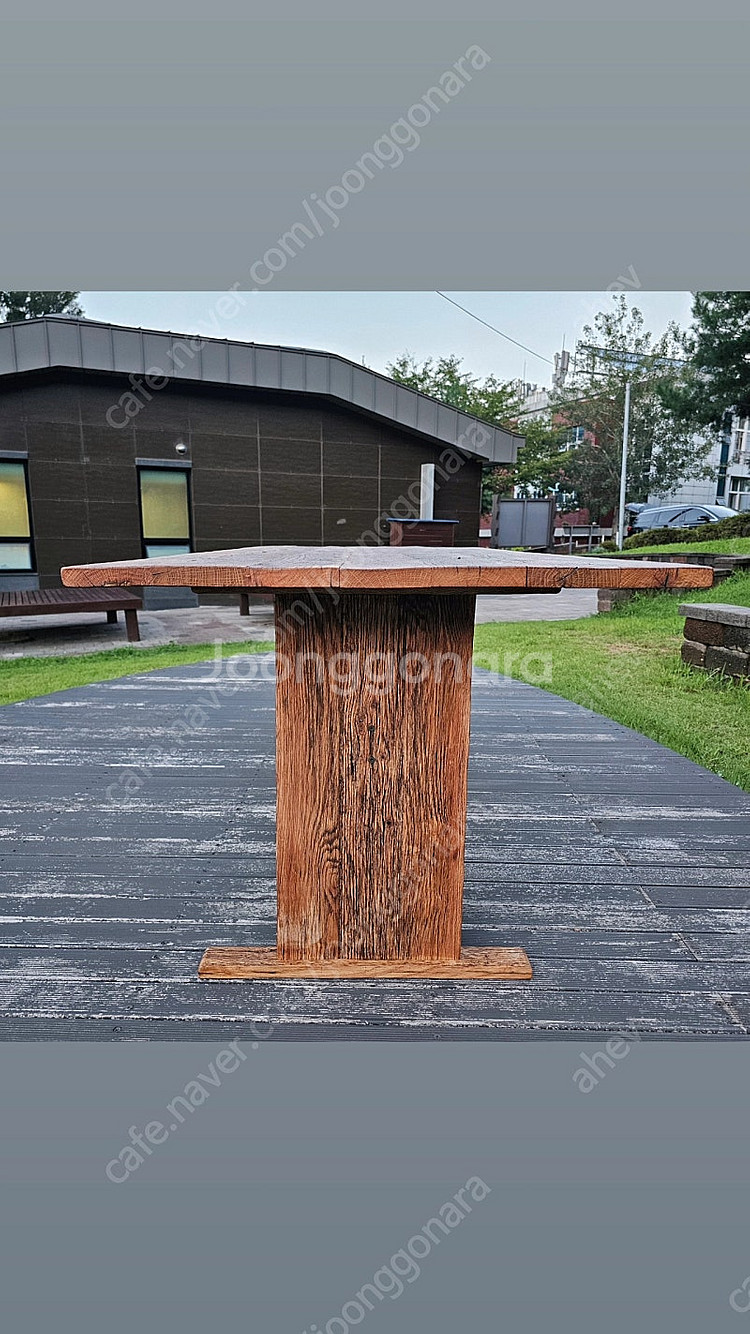 100년이상된 올드오크 고재테이블--7