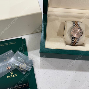 롤렉스 데이저스트 31mm 278271 로즈골드 콤비 핑크 로만