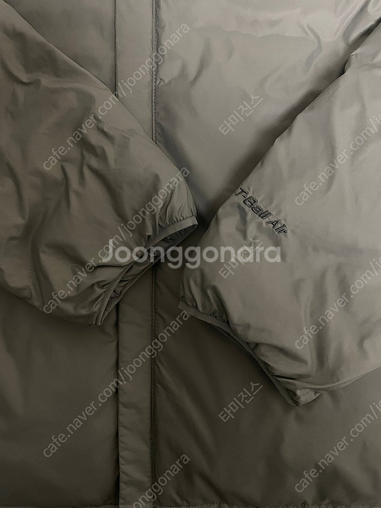 노스페이스 리버서블 경량패딩 화이트라벨 M 그레이--7