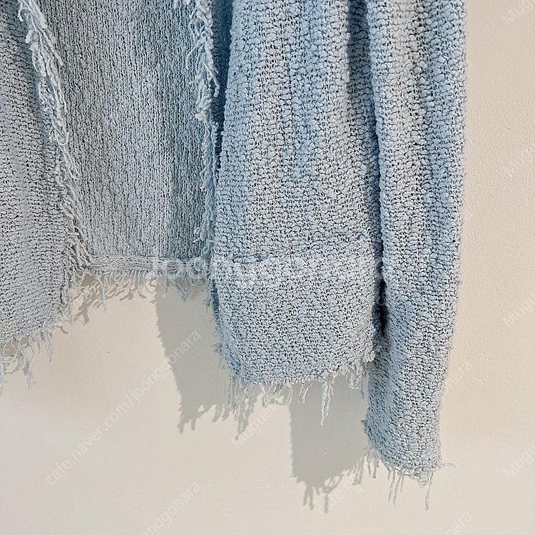 Iro 이로 하늘색 트위드 자켓--4