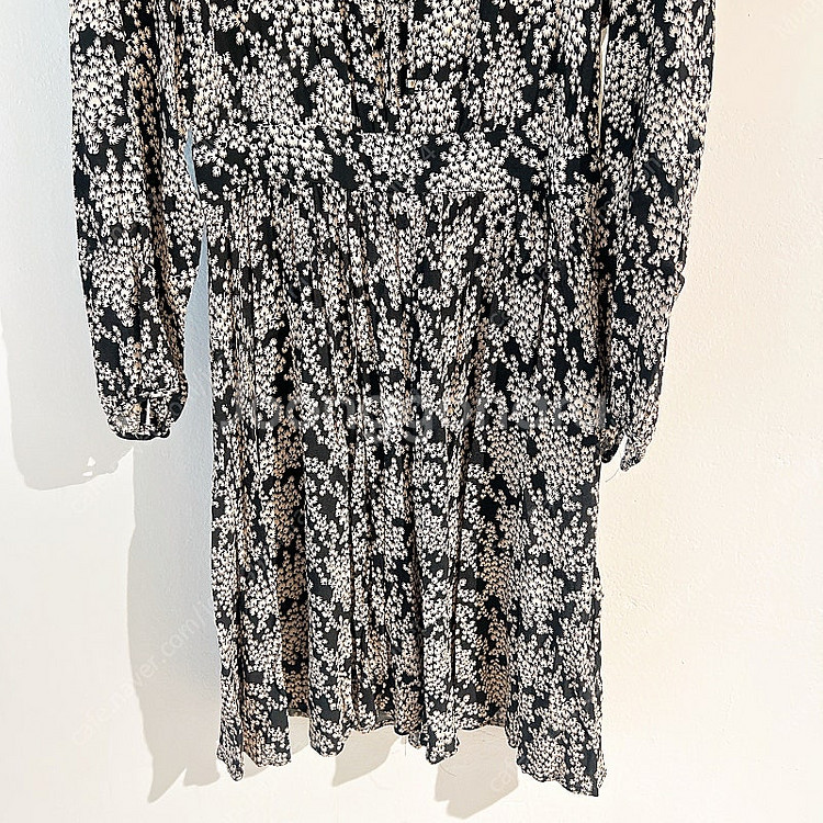 막스마라 막스앤코 네이비 패턴 원피스 US2--2