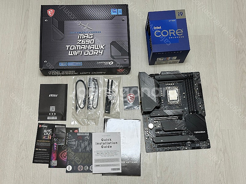 인텔 12900K Z690 토마호크 ddr4 wifi ...--0