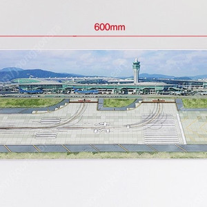 1:400 스케일 공항디오라마 "인천공항 34L 활주로"