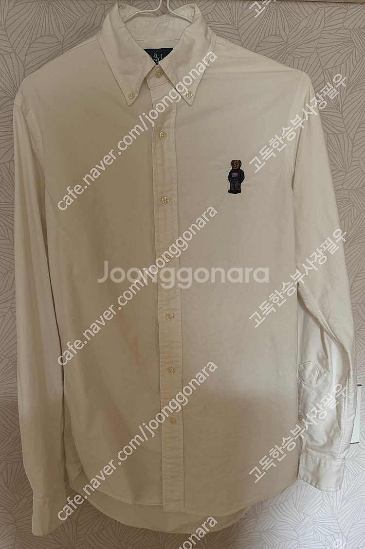 폴로 랄프로렌 성조기 베어 화이트 옥스포드 셔츠 (커플)--1