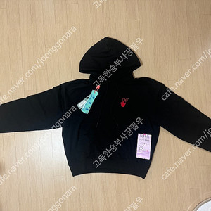 오프화이트 OFF-WHITE 스타드 애로우 오버 후드 블랙 레드