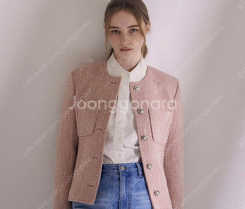 앨리스펑크 착용 아바몰리 트위드 자켓--6