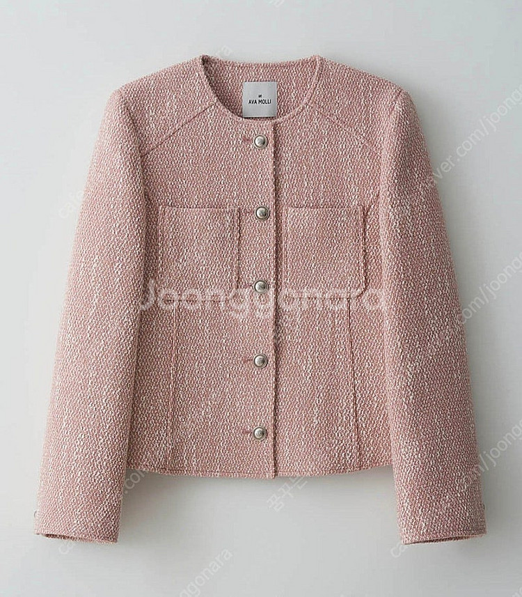 앨리스펑크 착용 아바몰리 트위드 자켓--8