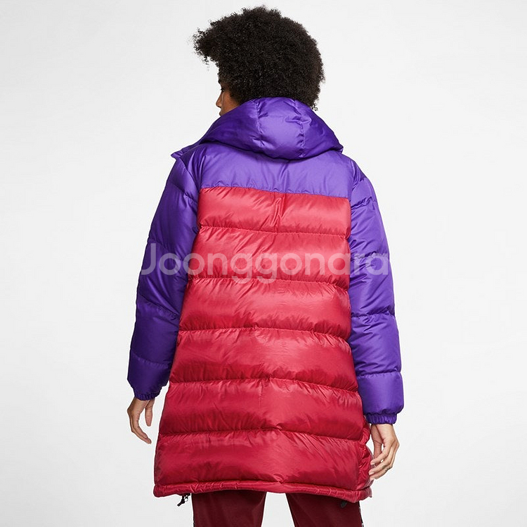 나이키 우먼스 ACG 다운 파카 코트 퍼플--3