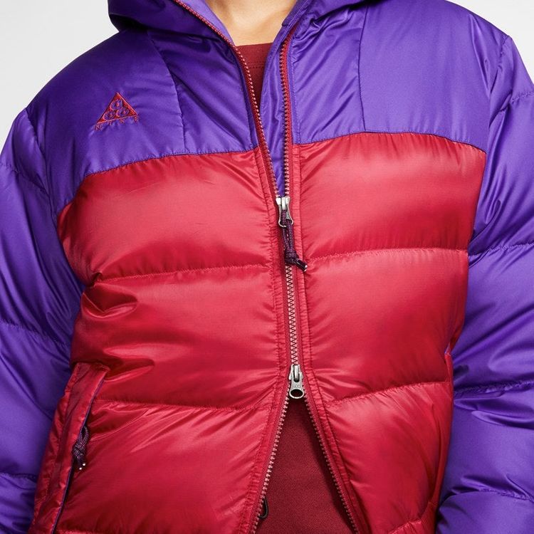 나이키 우먼스 ACG 다운 파카 코트 퍼플 이미지