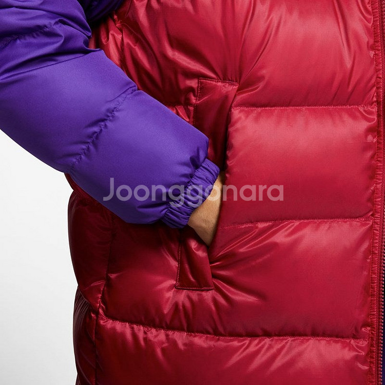 나이키 우먼스 ACG 다운 파카 코트 퍼플--7