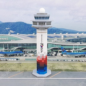 1:400 스케일 공항디오라마 "팔각관제탑"