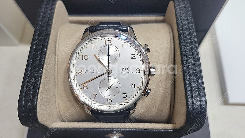 IWC 포르투기저 크로노그래프 골드핸즈 팝니다.--2