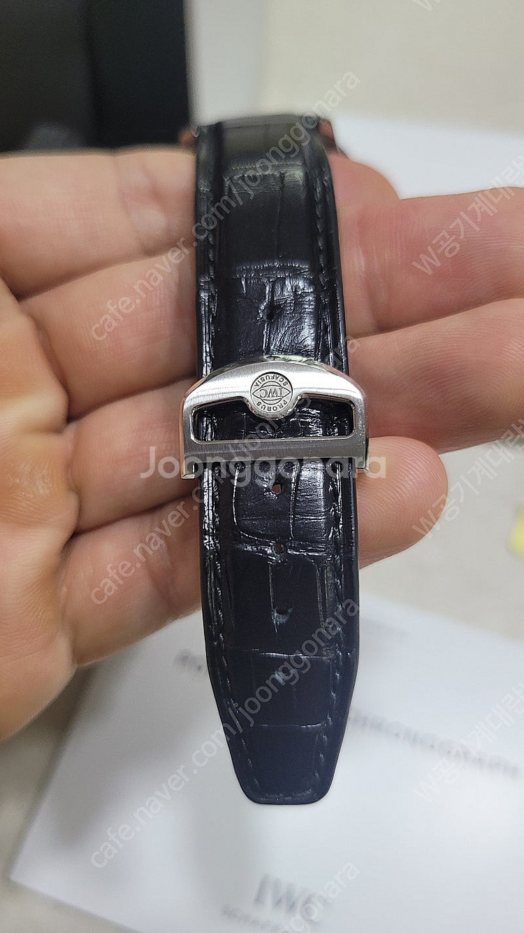 IWC 포르투기저 크로노그래프 골드핸즈 팝니다.--7