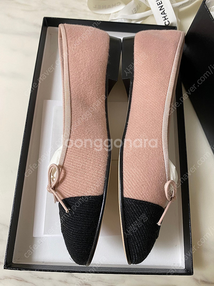 샤넬 발레리나 37.5 새상품--1