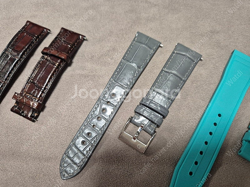 20mm 러버, 가죽 스트랩 판매(iwc, delugs...--2