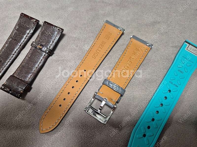 20mm 러버, 가죽 스트랩 판매(iwc, delugs...--8