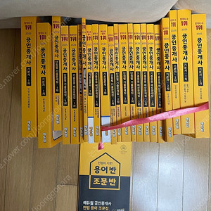 에듀윌 공인중개사 2025년도 교재 23권 새책 풀세트