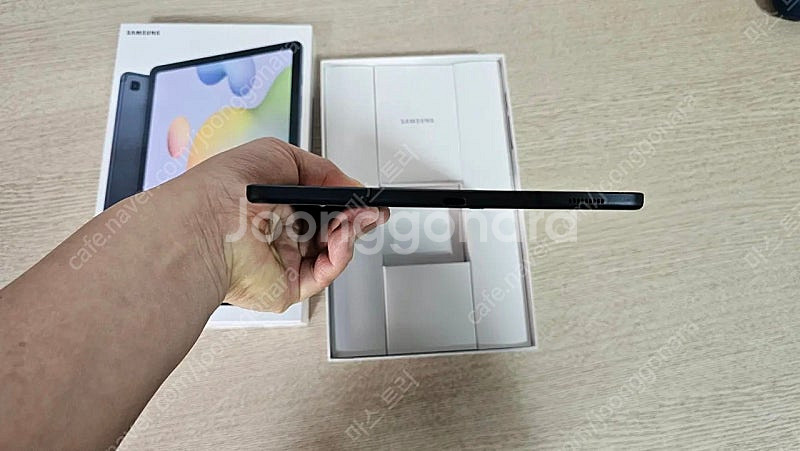 하프스터디 갤럭시 탭 s6 lite 풀박스 팝니다.--3