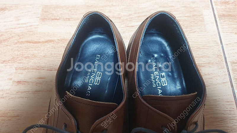 발렌시아가 브라운 구두260(265추천)--2