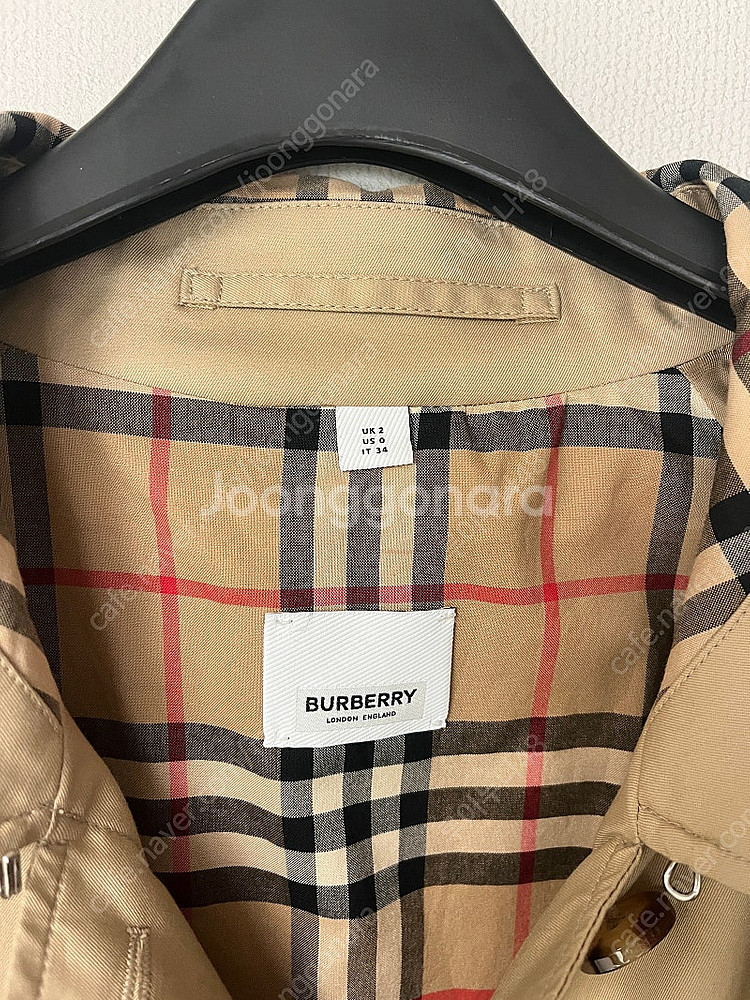 버버리 카코트 트렌치코트 백화점구매--2