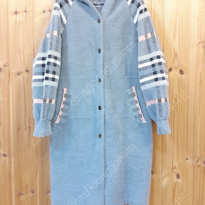 * 밍크 페이크 퍼 롱 코트 (새상품)