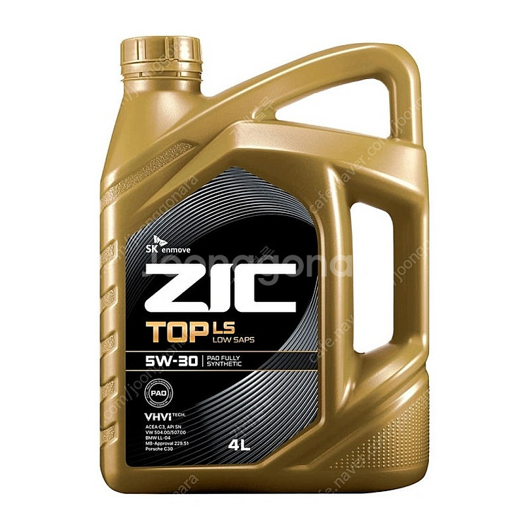 ZIC TOP LS 5W-30 엔진오일 6L 미개봉품 ...--0