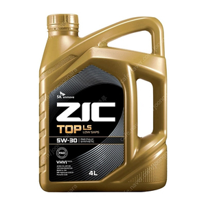 ZIC TOP LS 5W-30 엔진오일 6L 미개봉품 판매합니다.