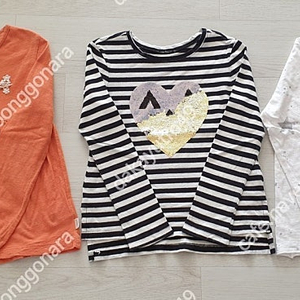 여아 120~ 130 티셔츠 3개