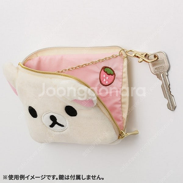 산엑스 코리락쿠마 인형 파우치 카드 케이스 카드지갑--3