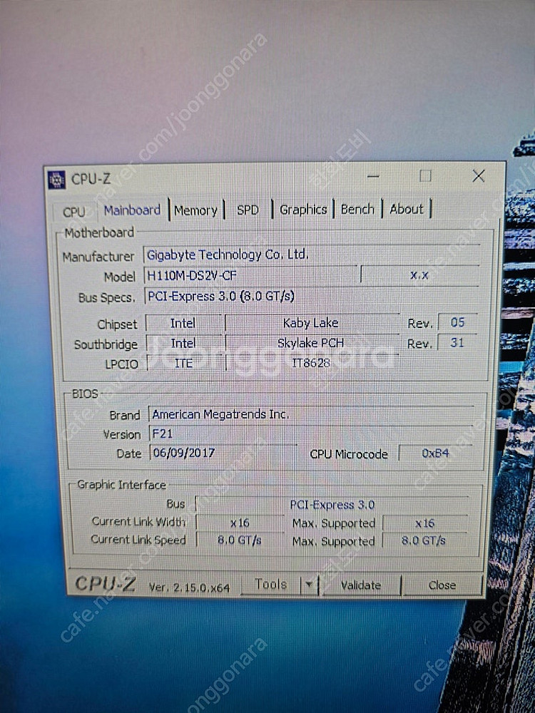 CPU i5 7500 / GTX 1060 6GB--3