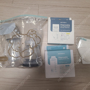 마더케이 일회용젖병 풀팩키지 베이지, 젖병비닐팩