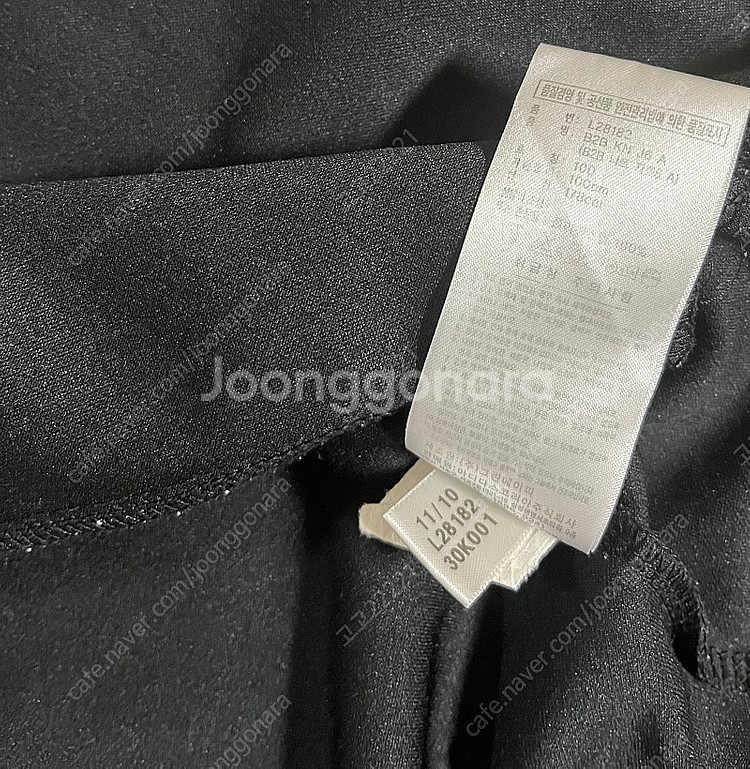 아디다스 블랙 트레이닝복 세트 100 택포--5