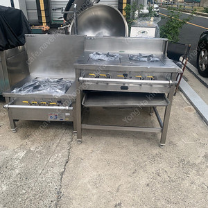 낮은가스렌지 1구,높은가스레인지2구