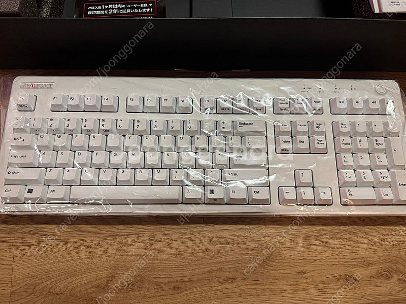 리얼포스 키보드 R3 화이트 영문배열 45g--0