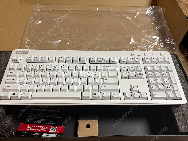 리얼포스 키보드 R3 화이트 영문배열 45g--2