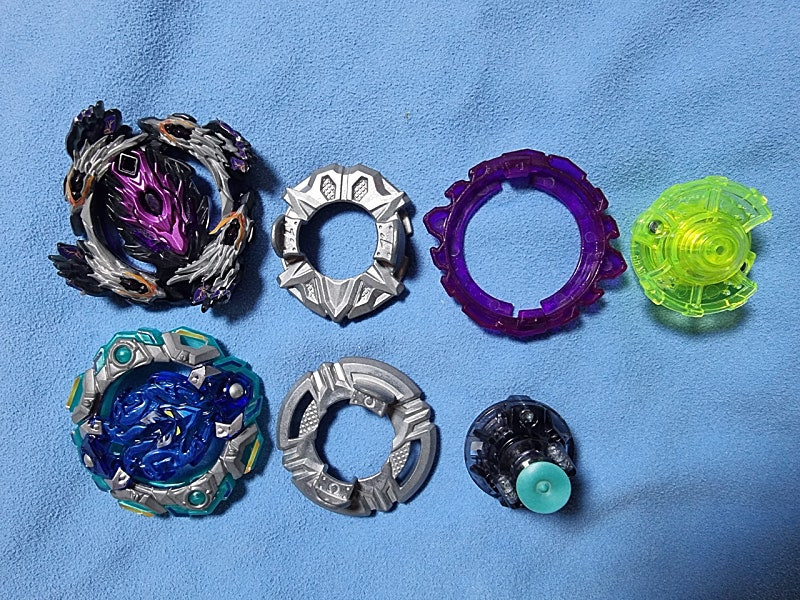 배틀팽이 베이블레이드 폼폼이 버스트 초제츠 B-128 개조세트 글리트 이미지