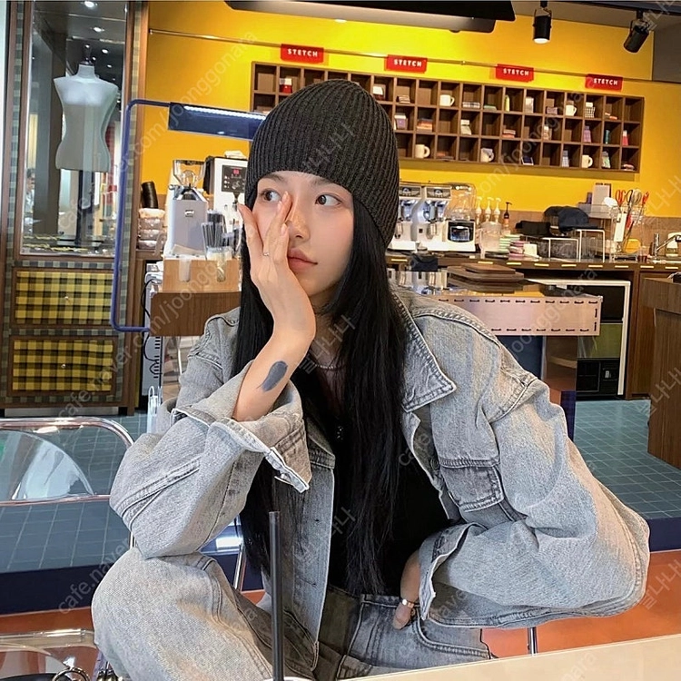 *새상품급* 페일제이드 파인체리 그레이 데님팬츠반바지 이미지