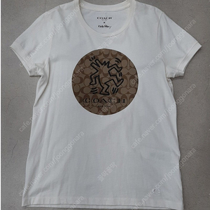 코치 티셔츠와 미엘 와이드 블랙팬츠28 (새상품) 일괄