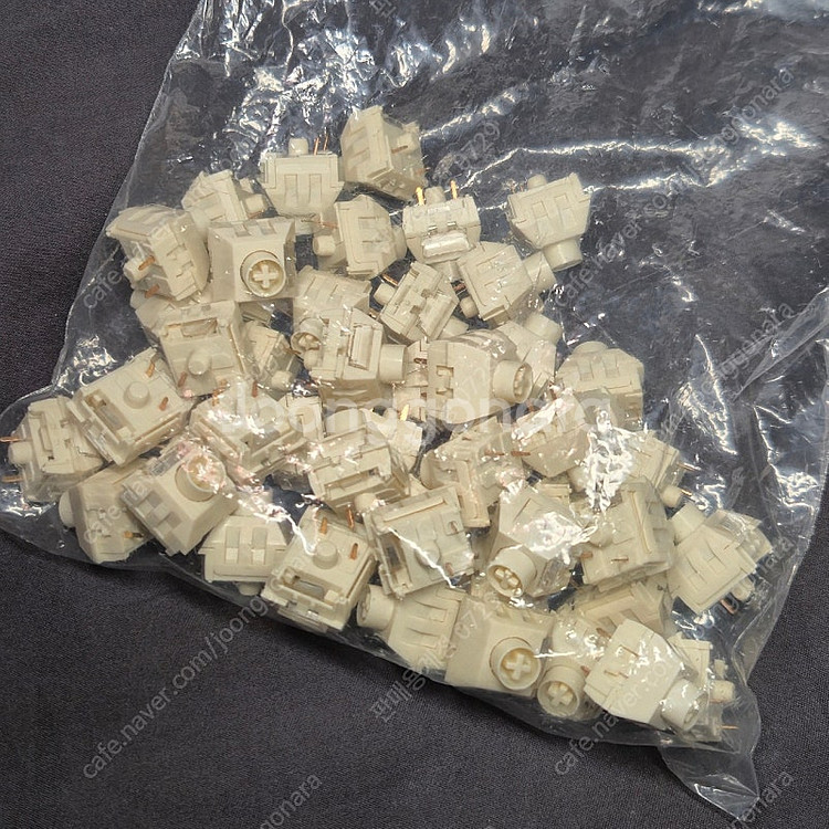 카일 박스 저소음 크림축 키보드 스위치 50개--0