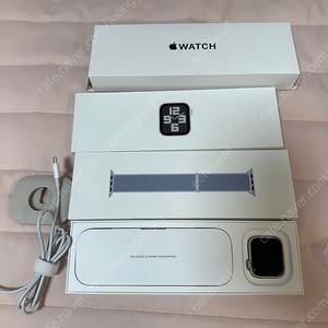 애플워치 se2세대 40mm 실버 gps (택포18.5)